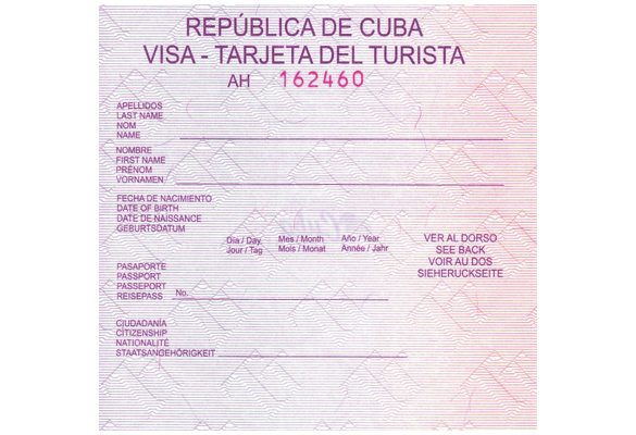 online tourist card cuba