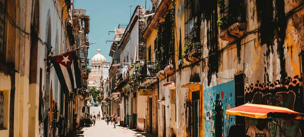 An ancient city with old houses and streets.